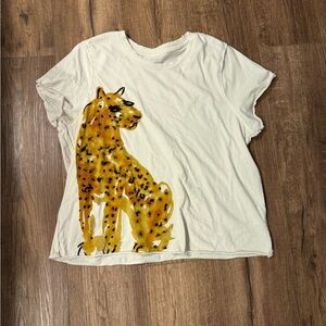 Anthropologie tee size Large